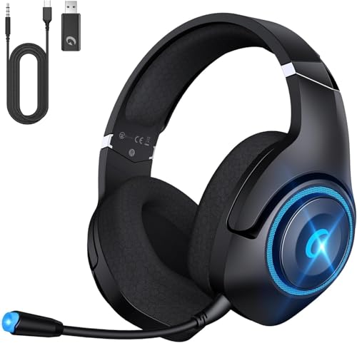 Midnight Blue Wireless Gaming Headset with Noise Canceling Microphone A314957