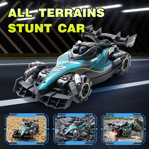 RC Crawler Remote Control Stunt Car Off Road Monster Truck 2.4Ghz All Terrain Hobby Truck 2 Battery W8561