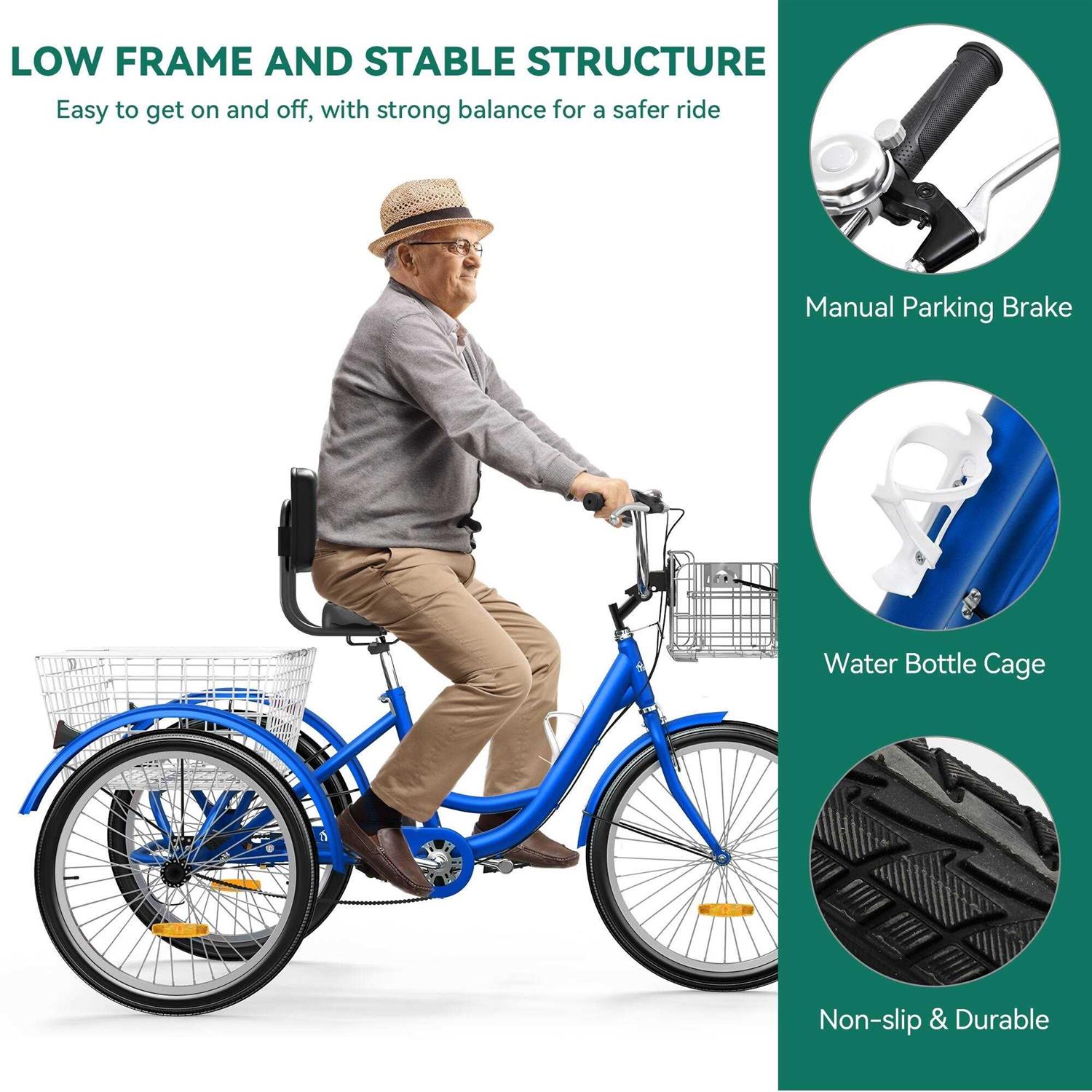 26 Adult Tricycle 3 Wheel Bike G620995
