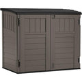 Outdoor Storage Shed, Horizontal, 4' x 2.5', Stoney Grey P261268