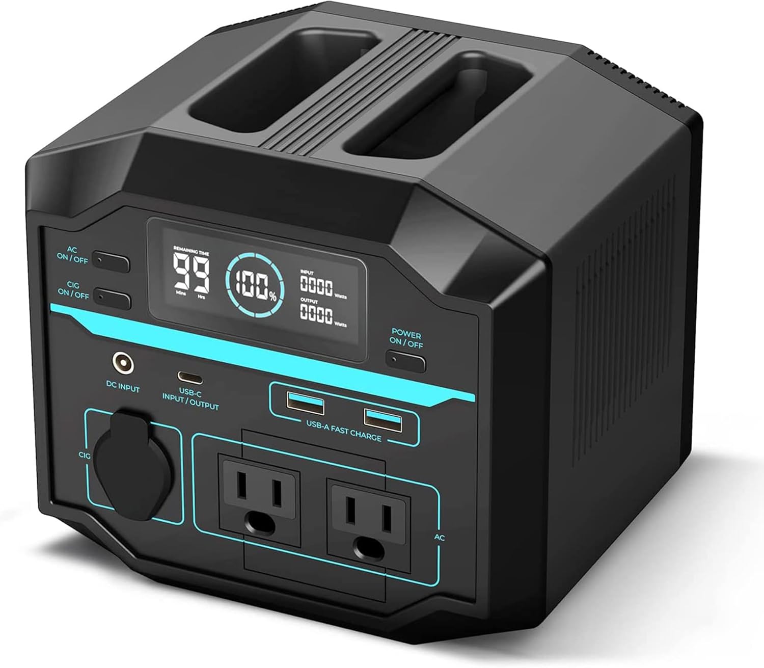 222Wh Portable Lithium Power Station with AC Outlets P77673