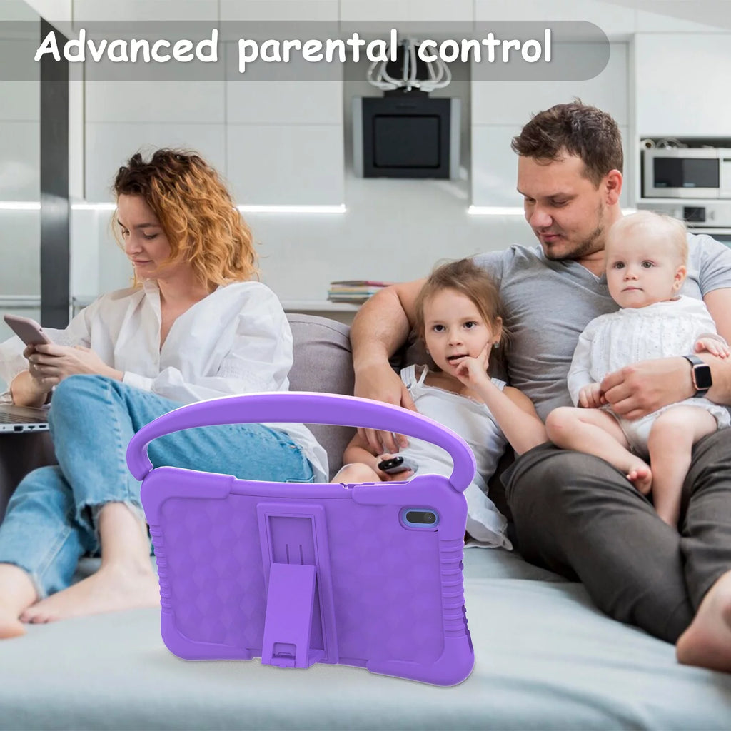 Purple 7 inch Android 11 Tablet with Silicone Case P337