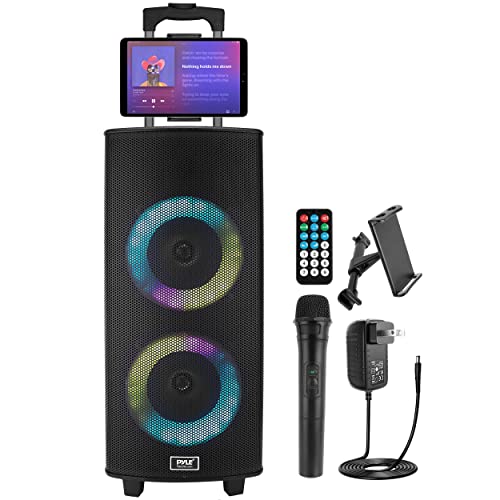700W Dual 8” Rechargeable Bluetooth PA Speaker System K270