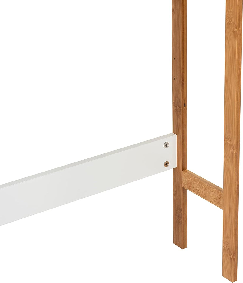 White Bamboo 3 Shelf Over The Toilet Cabinet H73992
