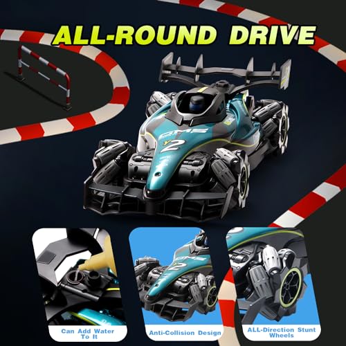 RC Crawler Remote Control Stunt Car Off Road Monster Truck 2.4Ghz All Terrain Hobby Truck 2 Battery W8561