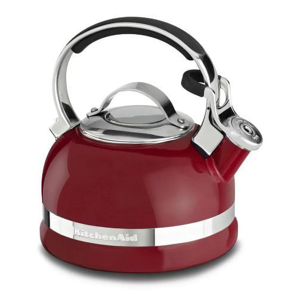 2.0-Quart Stainless Steel Kettle Empire Red O9824