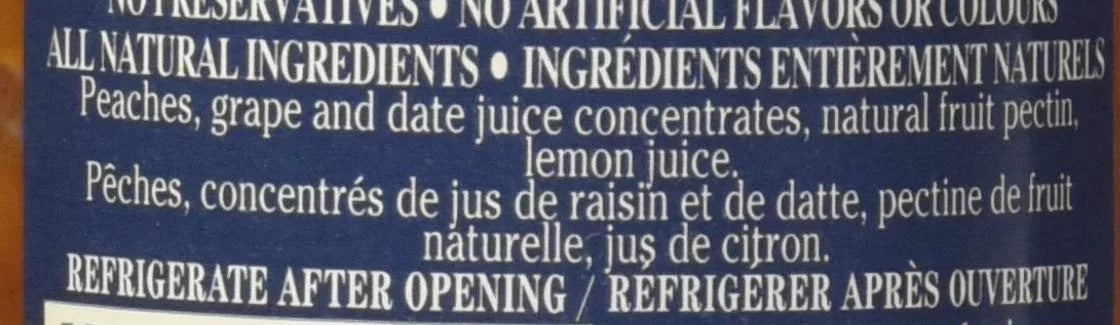 Peach 100% Fruit 10-Ounce (Pack of 6) U934538