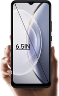 Unlocked 4G LTE Cell Phone 6.5” HD+ Screen 4000mAh Android 10 Smartphone 16MP Dual SIM Face Unlock Black D83989