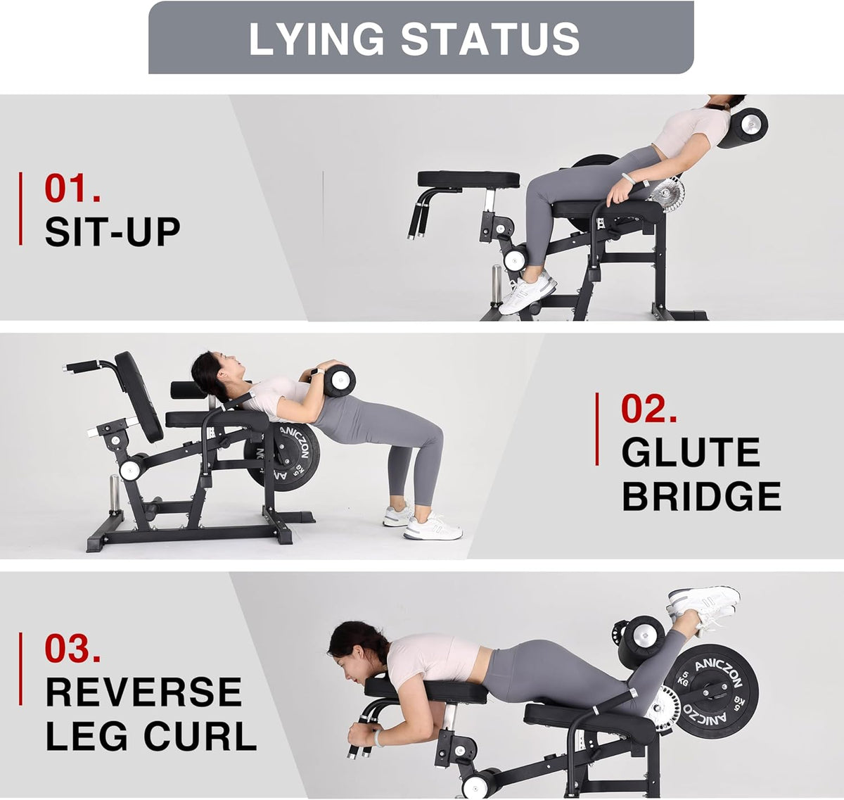 Leg Extension and Curl Machine with Adjustable Seat F30026
