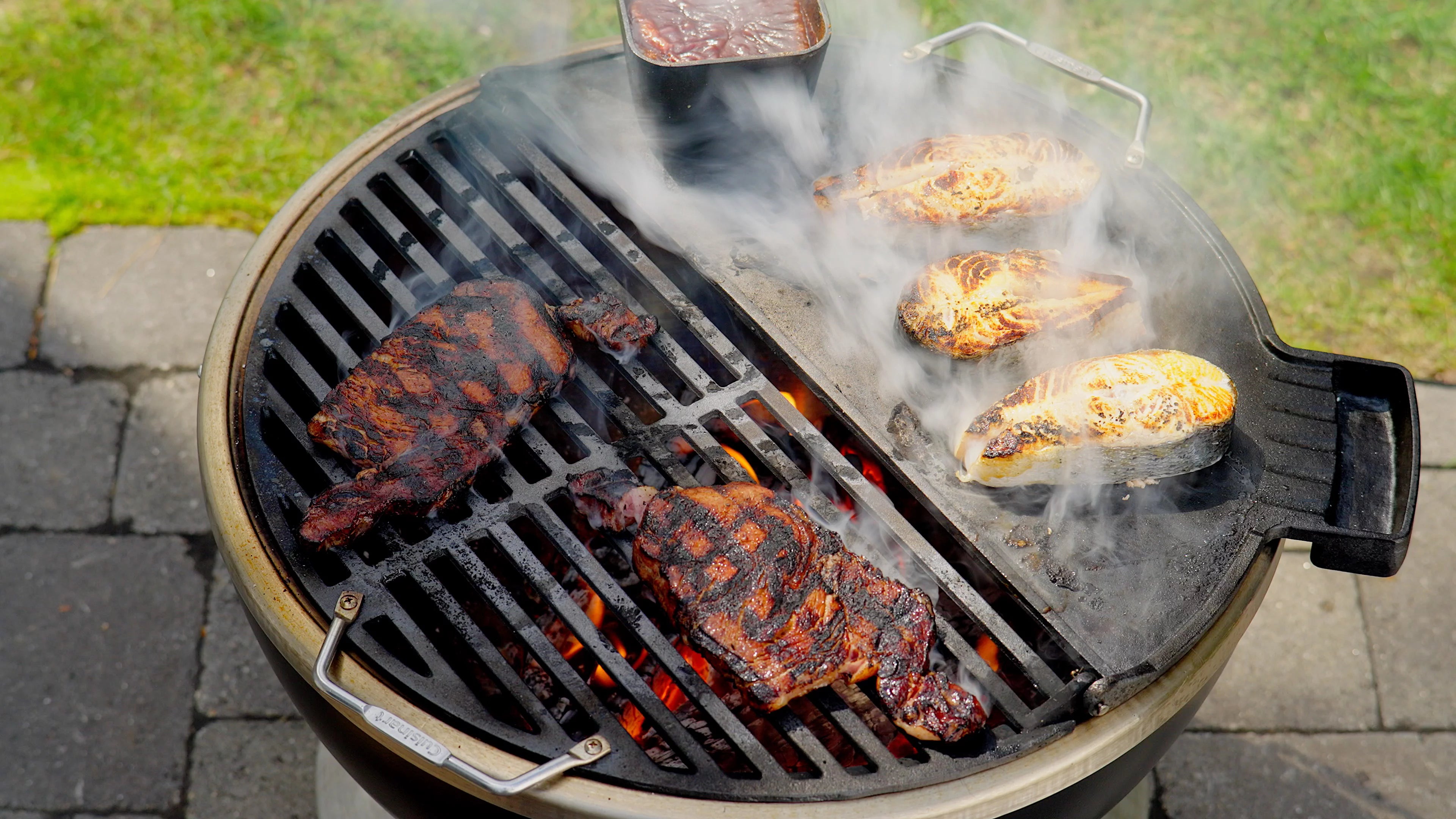 Fire Pit Griddle and Grill Top T631