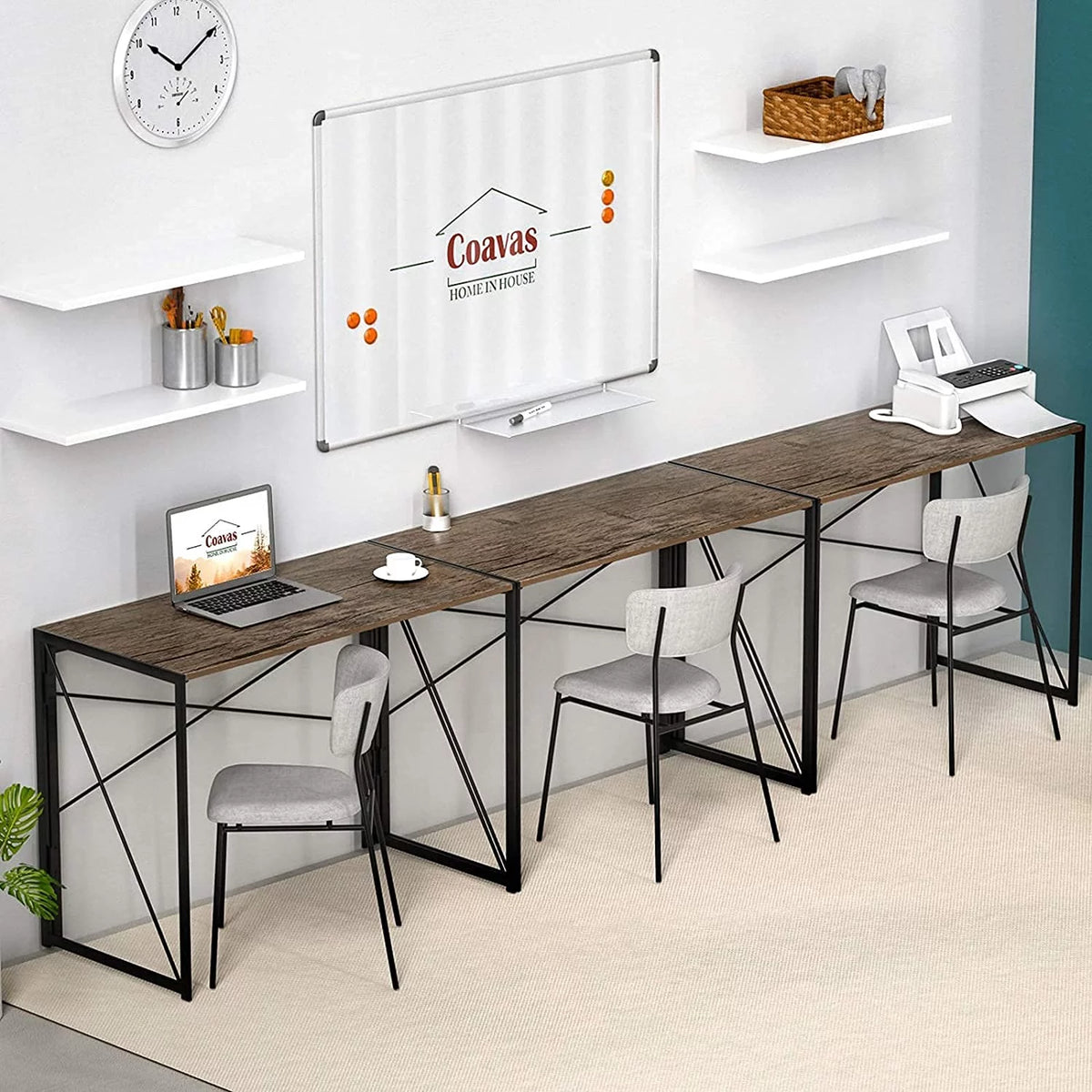 Brown Folding Desk 39.4 inch P1462