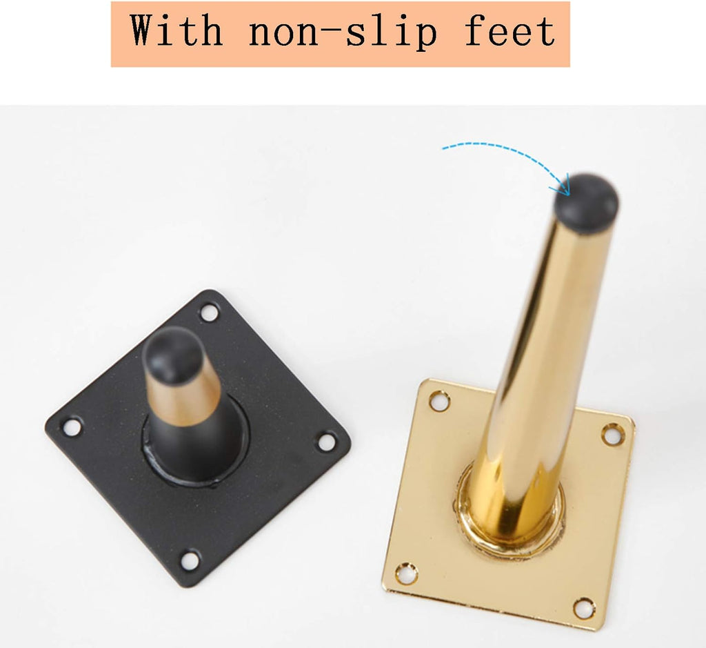 Titanium Gold 20cm Solid Metal Furniture Legs X590