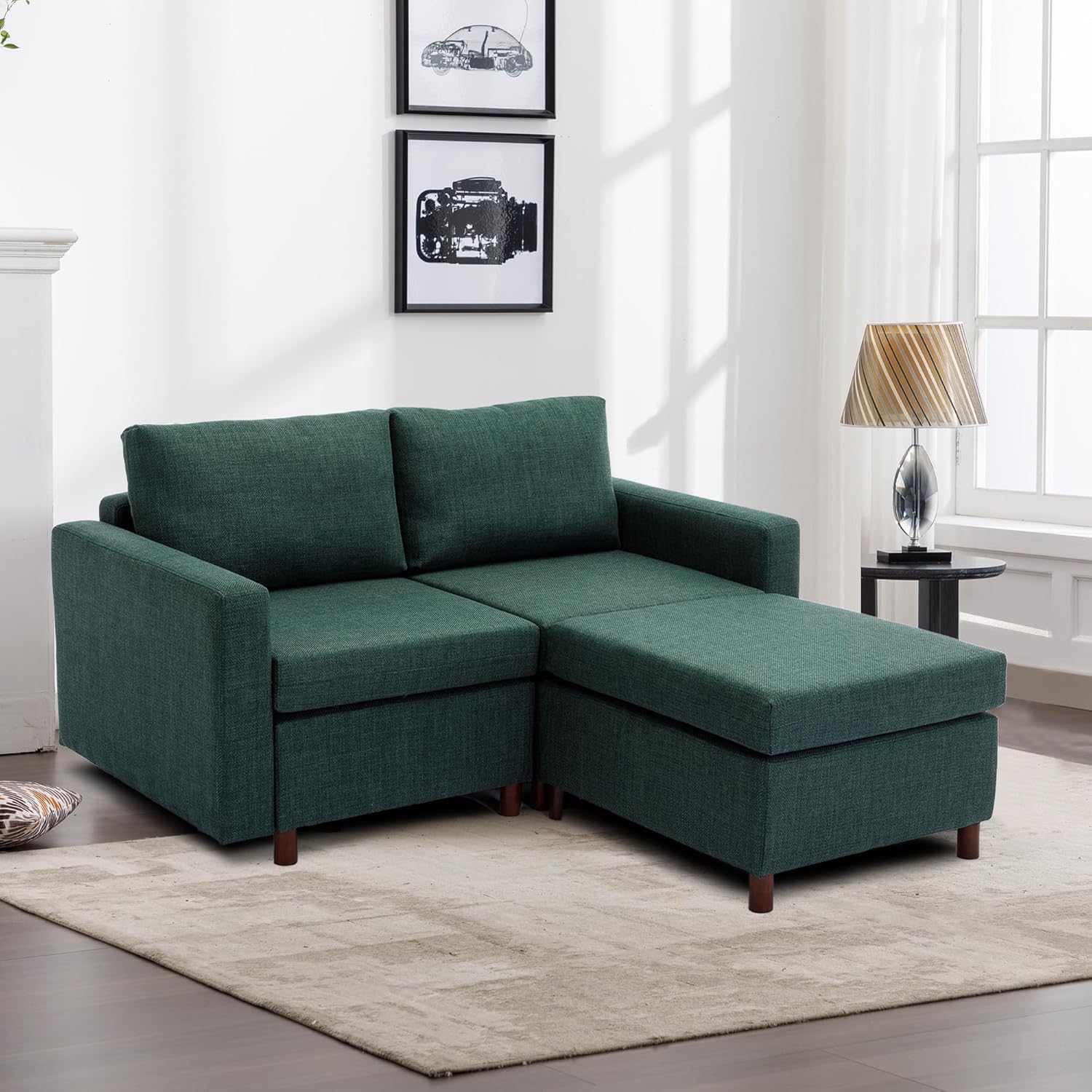 Modular Oversized Sectional Sofa with Ottoman W245938