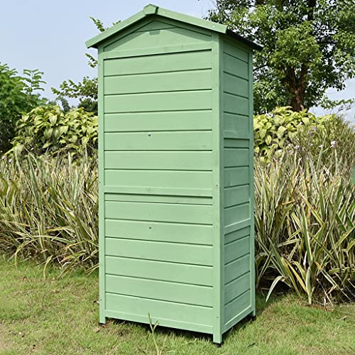 Brown Wooden Garden Shed with 3 Shelves V552