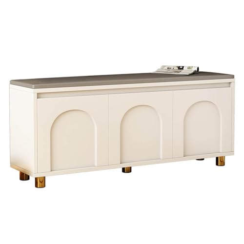 Shoe Bench with Cushion Storage Bench K3760