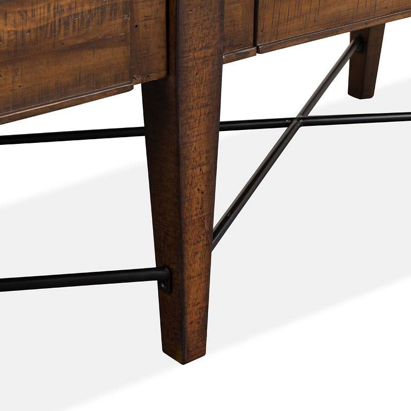 Toasted Nutmeg Upholstered Bench P170