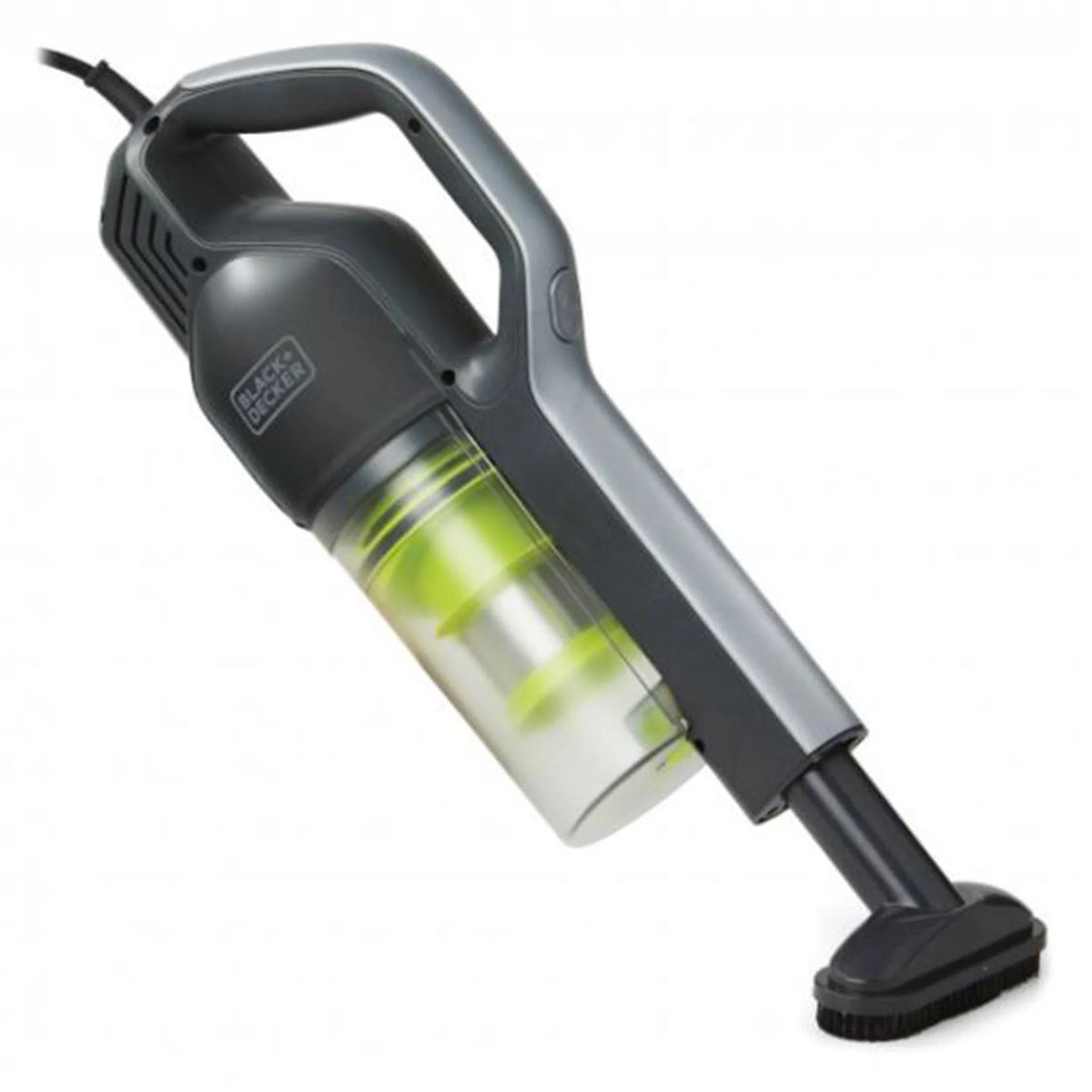 Gray and Green Stick Vacuum Cleaner with HEPA Filter A113