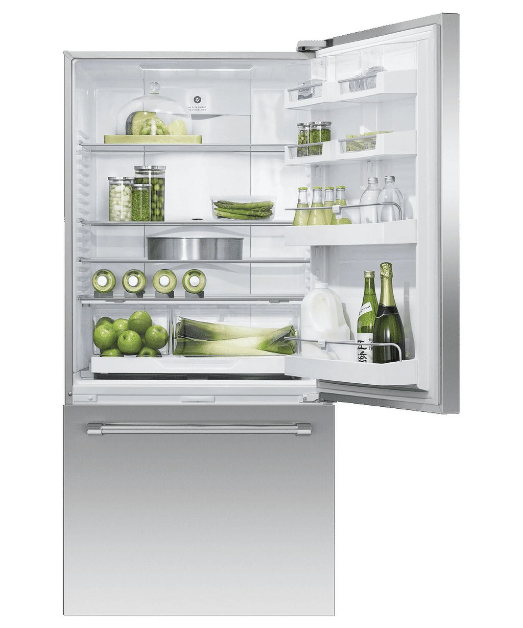 32 Wide 17.1 Cu. Ft. Bottom Freezer Refrigerator - Stainless J154027