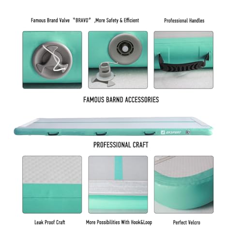Inflatable Gymnastics Air Mat Tumble Track with Air Pump H758723