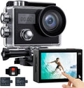 20MP WiFi Waterproof Action Camera with Remote Control and 2 Batteries R206