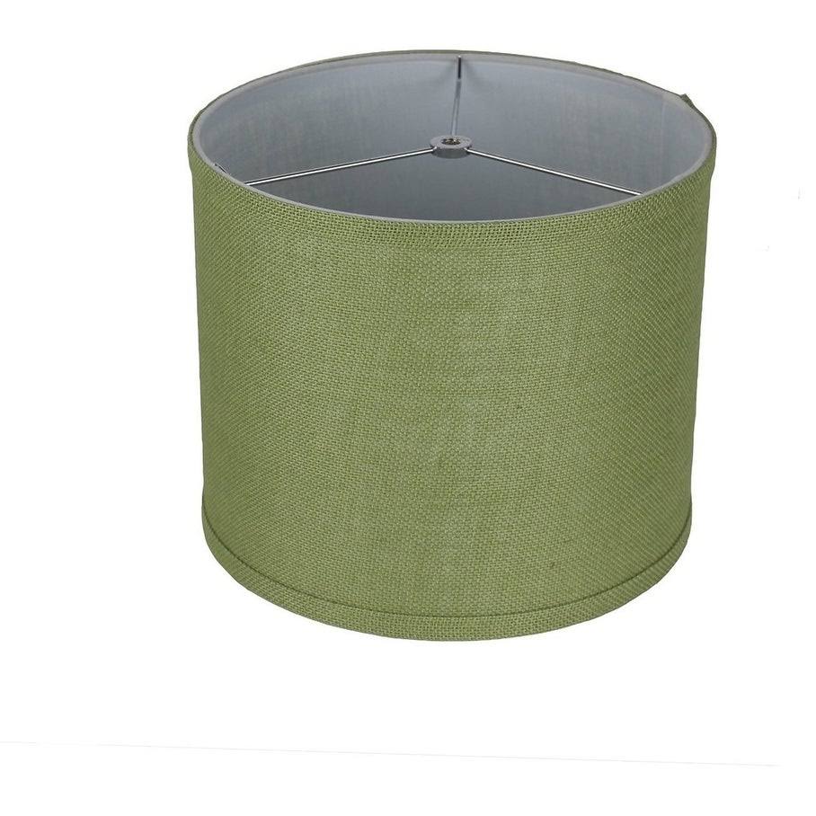 Navy Blue Burlap Drum Lamp Shade H39707