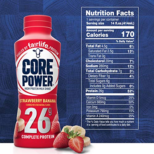 Chocolate 26g Protein Shake, 14oz, 12 Pack W23904