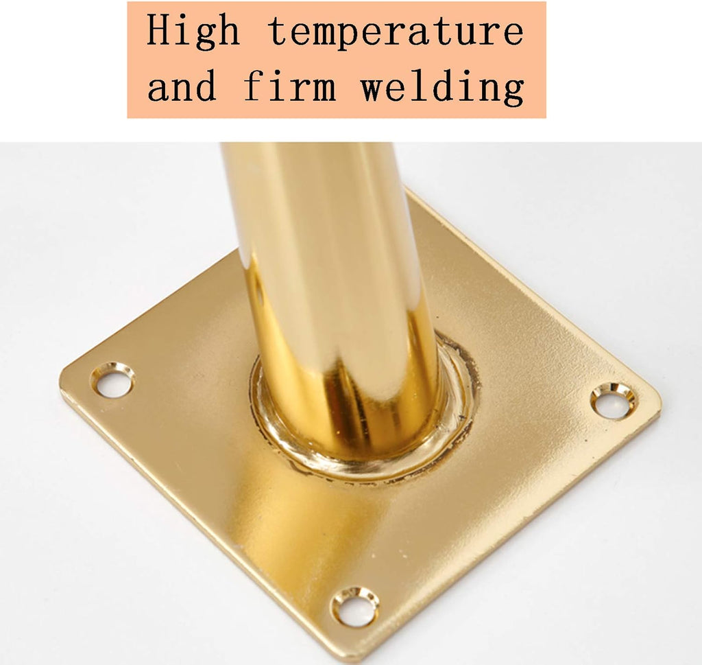 Titanium Gold 20cm Solid Metal Furniture Legs X590
