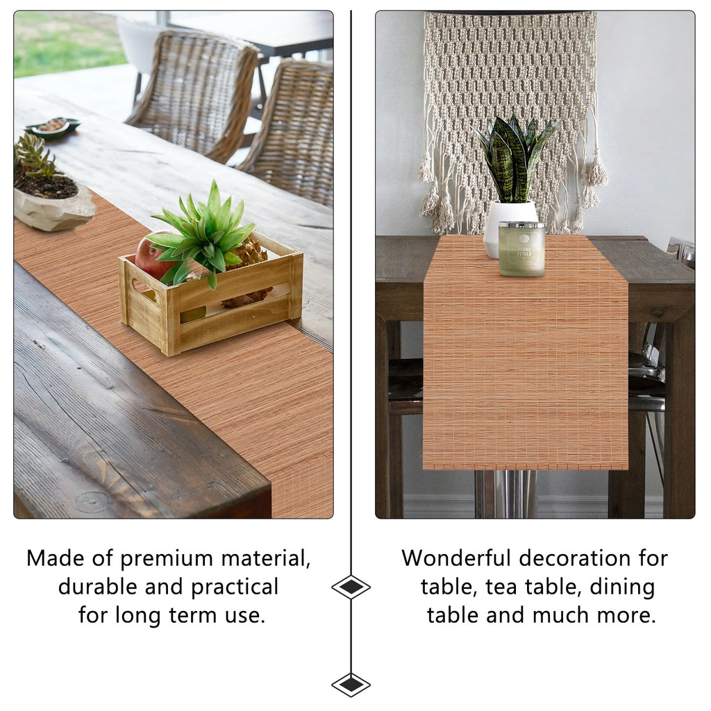 Bamboo Table Mat Runner 2Pcs Q608