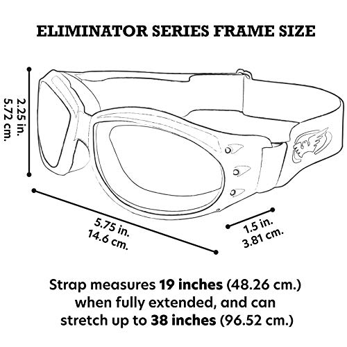Padded Motorcycle Dirt Bike Riding Goggles Bundle D484