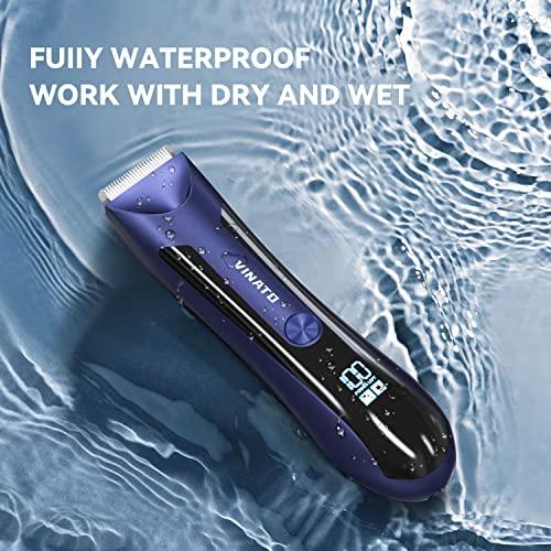 Waterproof Electric Body Hair Trimmer with Ceramic Blade Z81604