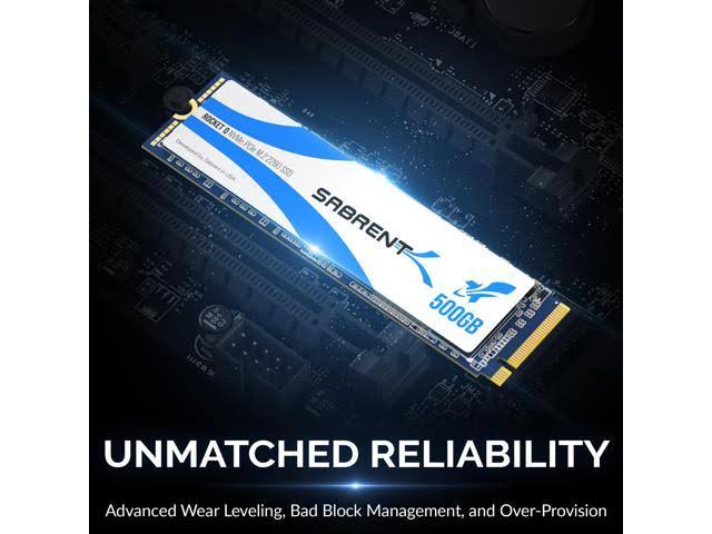 500GB NVMe PCIe M.2 2280 Internal SSD U1000