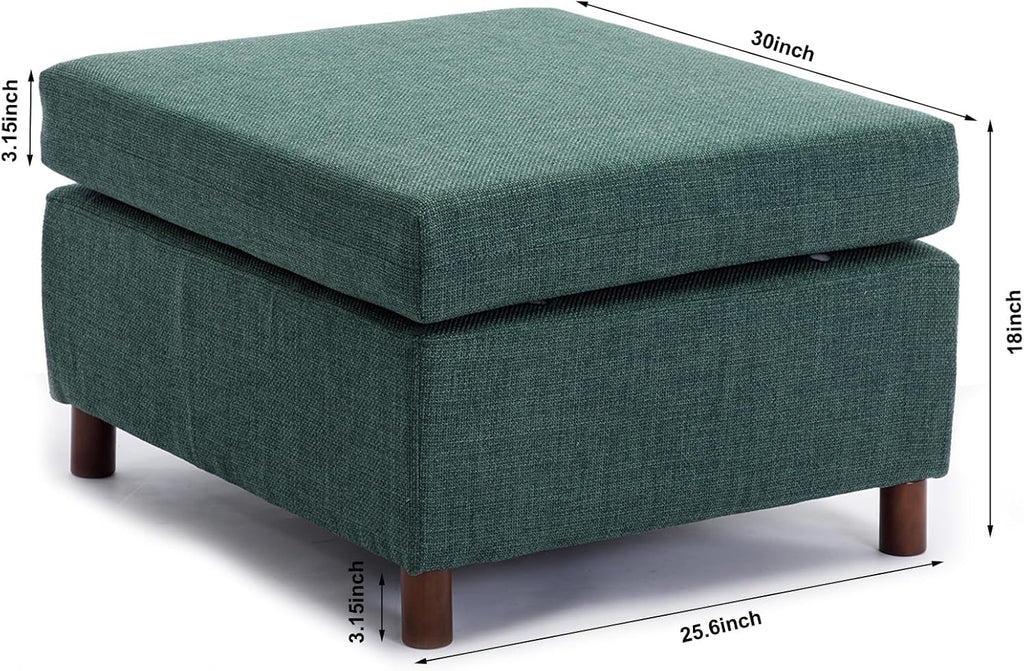 Modular Oversized Sectional Sofa with Ottoman W245938