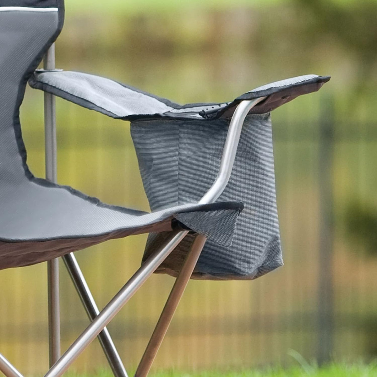 Outdoor Furniture Set with Chair, Table, Cot, Bench, 4-Can Cooler Camping Chair U842