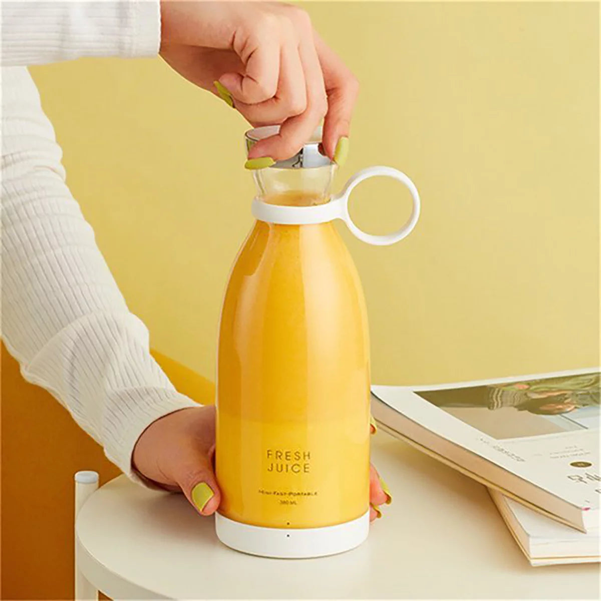 Wireless Portable Electric Juicer Blender USB Mini W9934