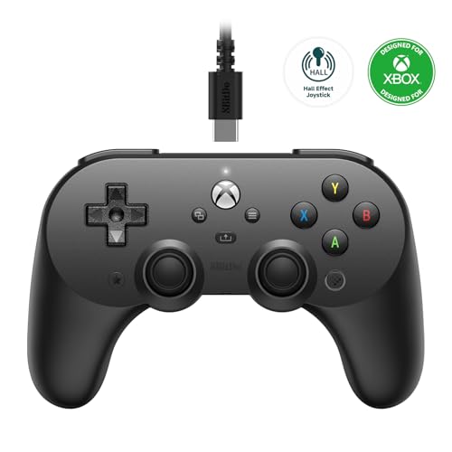 Black Wired Controller with Hall Effect Joysticks F392