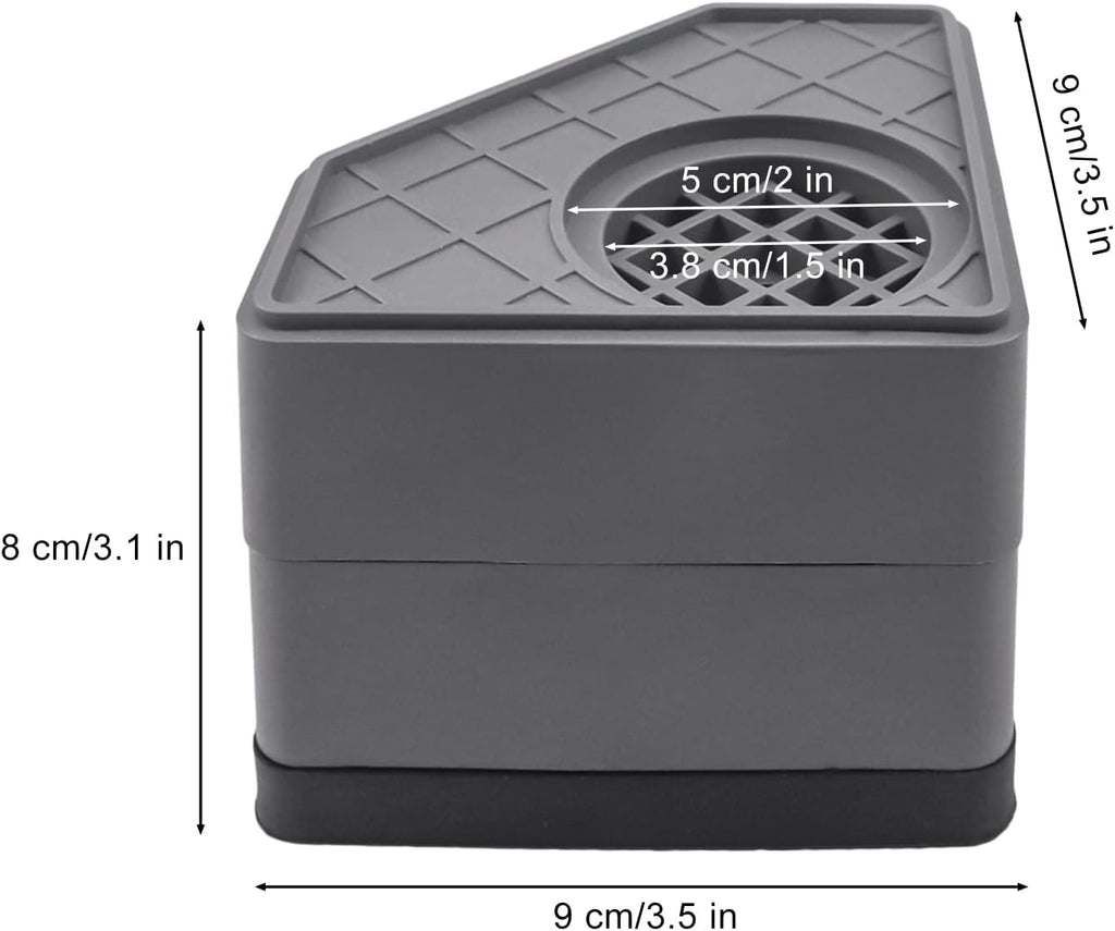 Set of 8 Anti Vibration Rubber Foot Pad L7543