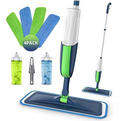 Microfiber Spray Mops for Hardwood Floor Cleaning with 3X Washable Pads Q875