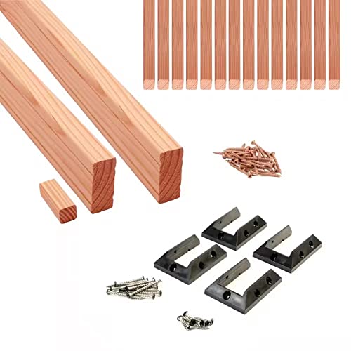 6 ft. Cedar Rail Kit with Balusters X7595