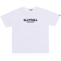 BAPE Pink ABC Camo Kanji Back Print Men's T-Shirt - Black