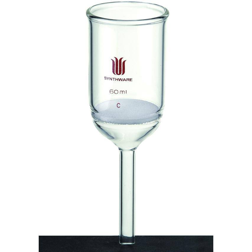 Buchner Funnel, Fritted Disc, Capacity: 5000mL, Disc OD: 180mm, Porosity: Medium S5469