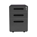 3-Drawer Metal Mobile File Cabinet with Locking Keys V9138