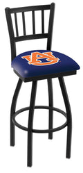 Navy Jail Back High Top Swivel Bar Stool Chair T882