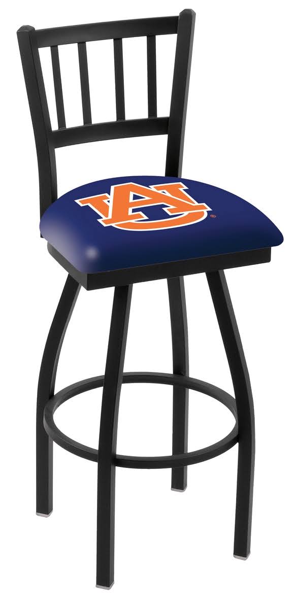 Navy Jail Back High Top Swivel Bar Stool Chair T882