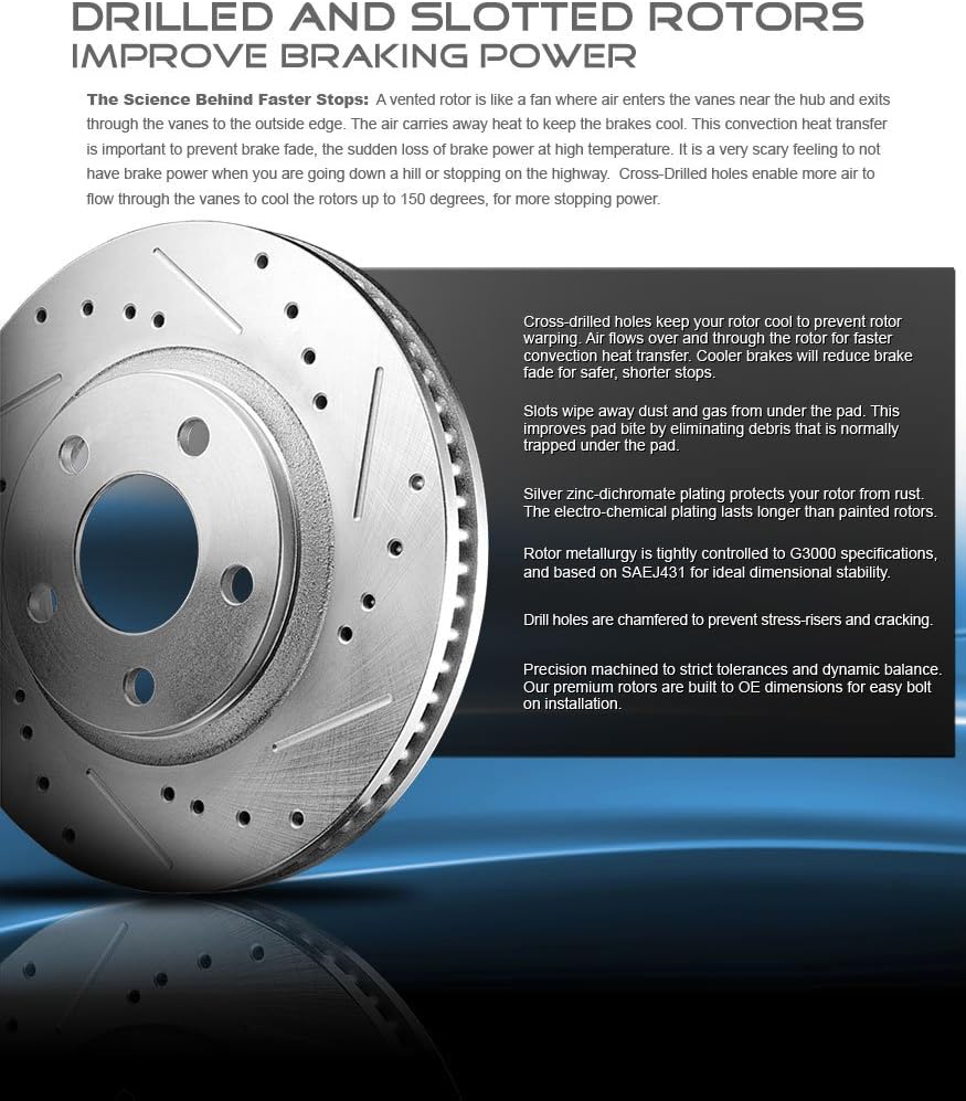 FRONT 379.96mm + REAR 330.09mm D/S 5 Lug [4] Rotors L9938