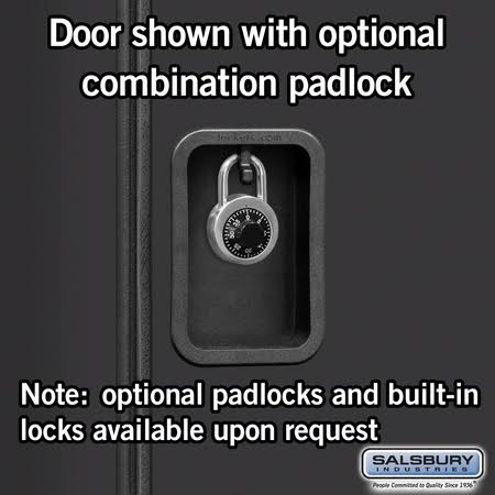 Black Wood Locker H405420