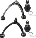 Front Upper Steel Control Arms + Lower Ball Joint 4pc Set K8970