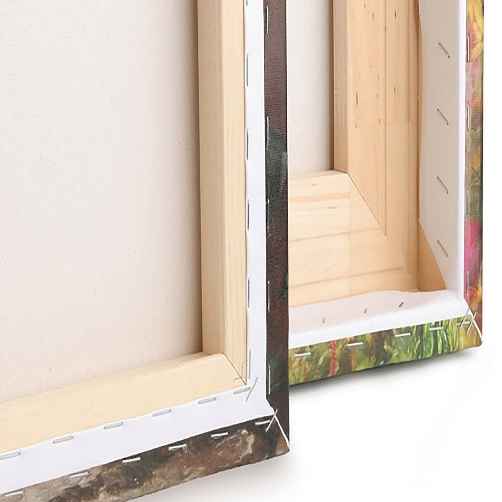 Red 4 Piece Wrapped Canvas Painting Print Set L242891