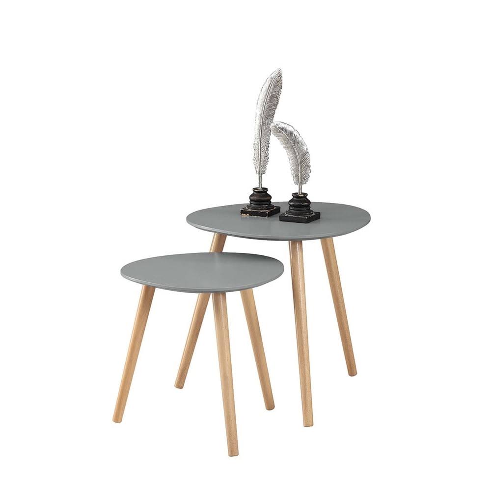 White Nesting End Table Set H30477