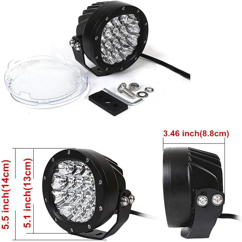 5 Inch Round LED Driving Light 80W 8000LM Spotlights R554