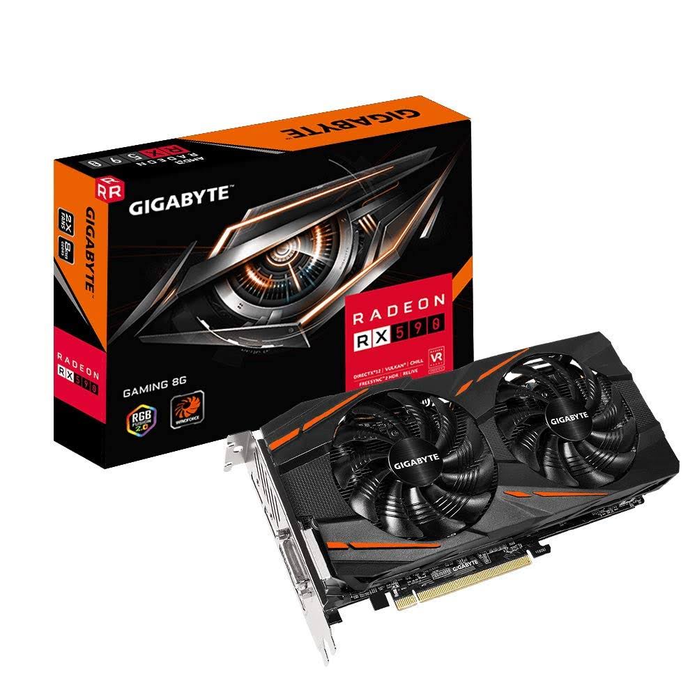 Radeon RX 590 Gaming 8G Graphics Card - 8 GB GDDR5 - 256-bit - 1560 MHz G1611